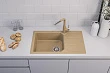 Мойка кухонная Alveus Record Beige-G55 78х48, бежевая - превью 2