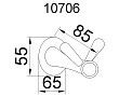 Крючок Boheme Puro 10706 двойной - превью 1