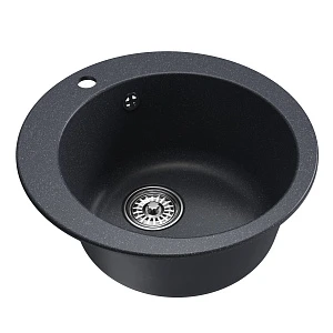 Мойка кухонная Mixline ML-GM13 551897 49,5х49,5 см, антрацит