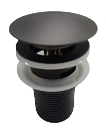 Донный клапан для раковины Orange X1-004br черный