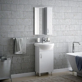 Мебель для ванной Corozo Олимп 45 напольная, белая