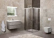 Душевой уголок BelBagno Unique A-2-75/90-C-Cr стекло прозрачное - превью 1