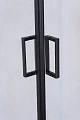 Душевой уголок Niagara Nova NG-6821-08 BLACK 120х80х195 профиль черный, стекло прозрачное - превью 1