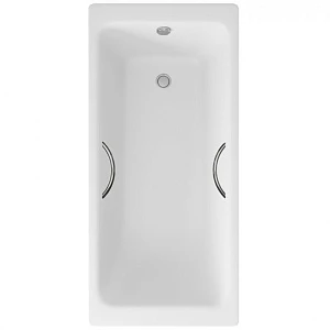 Чугунная ванна Delice Parallel Comfort DLR220502R 170х80 с ручками, без ножек