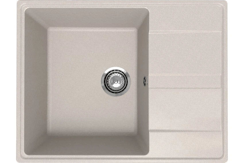 Мойка кухонная Ulgran Quartz Prima 650-10 65х50 см, песок