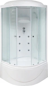 Душевая кабина Royal Bath RB 100BK3-WC (белое/матовое)