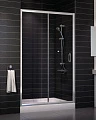 Душевая дверь в нишу Vegas Glass ZP 0120 08 01 120 см, профиль глянцевый хром, стекло прозрачное - превью 2