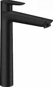 Смеситель Hansgrohe Talis E 71716670 для раковины, со сливным гарнитуром, черный матовый