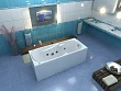 Акриловая ванна Bas Нептун стандарт 170x70 см на ножках - превью 2