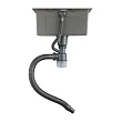 Мойка кухонная Gappo GS5050-3 с коландером, золотой сатин - превью 1