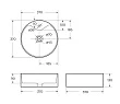 Раковина BelBagno BB1400 накладная 37х37х13 см - превью 1