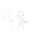 Смеситель для раковины Rush Melos SUS1101-11Grey графит - превью 1