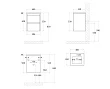 Мебель для ванной Art&Max Family 40 подвесная, 2 ящика, Bianco Lucido - превью 1