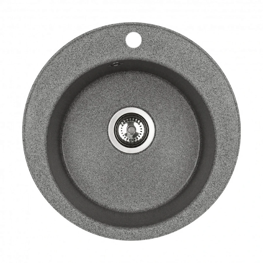 Мойка кухонная Aquaton Шелли 1A734732SS230 D50 серый