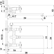 Смеситель Lemark Contour LM7451C универсальный - превью 1