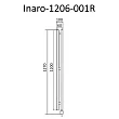 Электрический полотенцесушитель Маргроид Inaro 120х6 правое подключение - превью 1