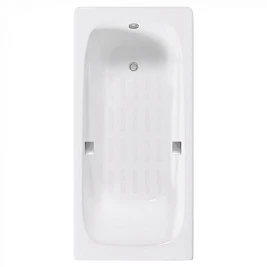 Чугунная ванна Delice Flex 170х80 DLR230631R-AS с отверстиями под ручки, антискользящим покрытием, без ножек
