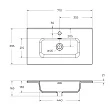 Мебельная раковина BelBagno BB700/390ETL - превью 1