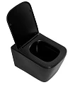 Чаша для унитаза подвесного BelBagno Ardente-C BB3202CHR-MB черный матовый - превью 1