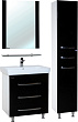 Мебель для ванной Bellezza Рокко 80 с 3 ящиками напольная черная (Q80)