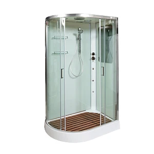 Душевая кабина AvaCan A102RGM, 120х80х220 см, стекло прозрачное, профиль хром