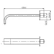 Излив BelBagno Nova BB-SFR-IN для ванны - превью 1