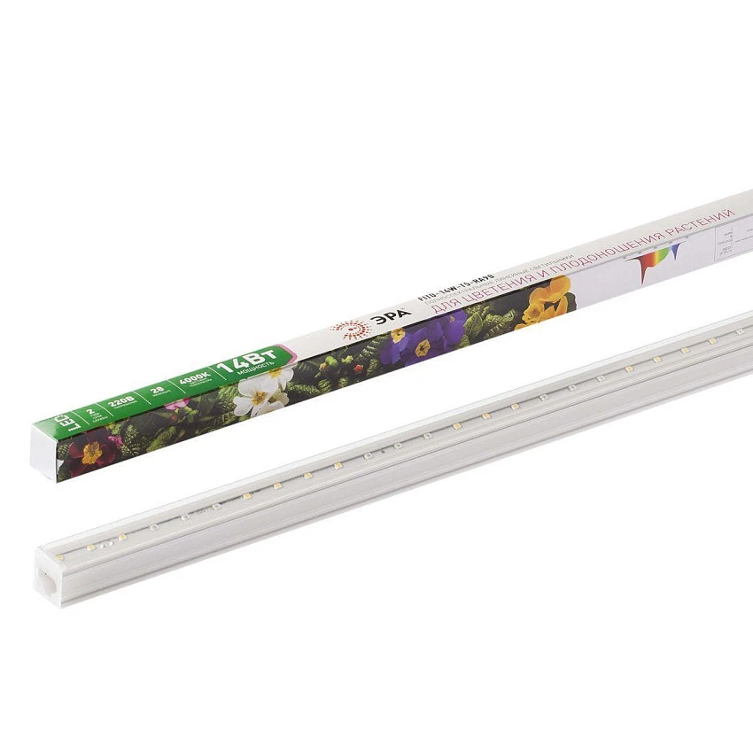 Подвесной светодиодный светильник ЭРА Profi green light Fito-14W-T5-Ra90