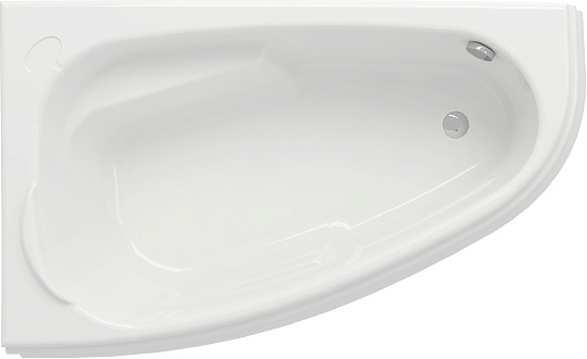 Акриловая ванна Cersanit Joanna 140x90 L, ультра белый, без ножек