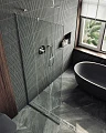 Душевая перегородка Maybah Glass MGD-677-5у 109х195 см, профиль хром матовый, стекло бесцветное - превью 1