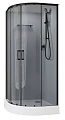 Душевая кабина Aquanet Passion Evo R Black 90x90 тонированное стекло - превью 1