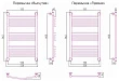 Водяной полотенцесушитель Сунержа Богема+ 80x50 выгнутая - превью 2