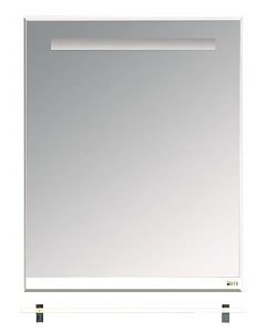 Зеркало Misty Джулия 65 с полочкой, белое White
