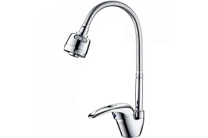 Смеситель для кухни Frap H02 F4302-B с гибгим изливом