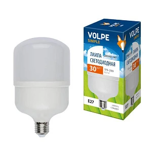 Лампа LED сверхмощная Volpe LED-M80-30W/DW/E27/FR/S