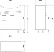 Мебель для ванной Cersanit Erica new 60 - превью 1
