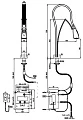 Смеситель для кухонной мойки Paini Hybrid HKPA557TKKM - превью 1