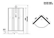 Душевая кабина Niagara Classic NG-6702-14BKT 100x100x240 - превью 1