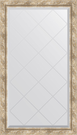 Зеркало Evoform Exclusive-G BY 4220 73x128 см прованс с плетением