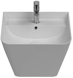 Раковина Isvea Sott'Aqua 10SQ37002SV-2L 50x42 см, белая матовая