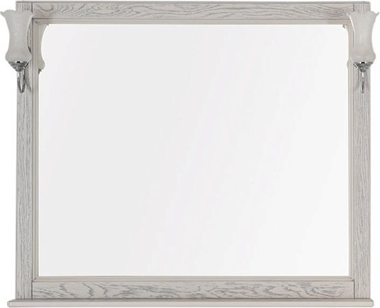 Зеркало Aquanet Тесса 105 жасмин, серебро (без светильников)