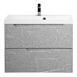 Тумба с раковиной BelBagno Vittoria 80 подвесная, 2 ящика, Toros Bianco (раковина BB800/450-LV-MR-AST)