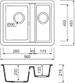 Мойка кухонная IDDIS Tanto TU4B565i87 - превью 2