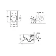 Унитаз подвесной Villeroy & Boch Subway 2.0 5614R0T2 - превью 1