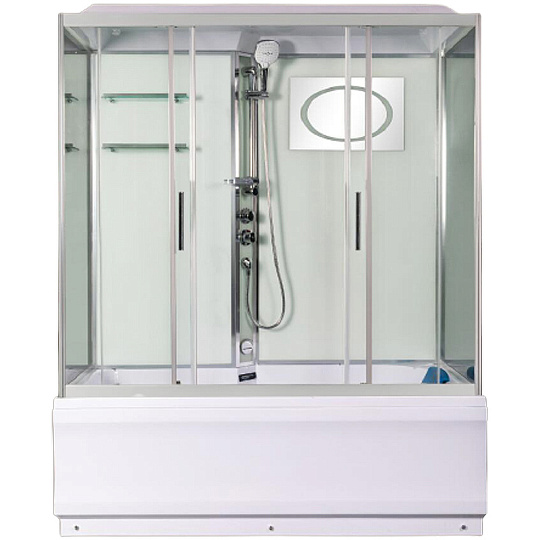 Душевая кабина Weltwasser WW500 Emmer 170/85/55-2 170х85 профиль хром, стекло прозрачное