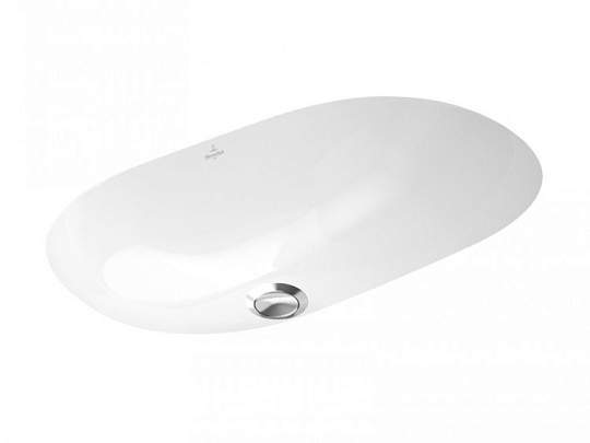 Раковина Villeroy & Boch O Novo 416250R1 53 с покрытием CeramicPlus альпийский белый