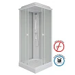 Душевая кабина Niagara Promo P90/13Q/MT 90х90 стекло матовое, профиль белый - превью 2