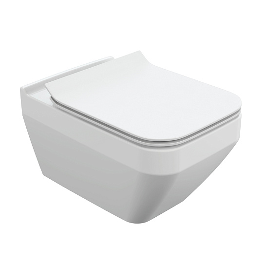 Унитаз подвесной Cersanit Crea Square Clean On DPL EO slim