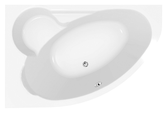 Акриловая ванна Cersanit Kaliope 153x100 L, без ножек