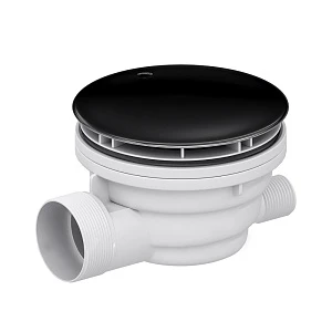 Сифон для поддона RGW Velplex QYD-01 черный 90 мм