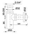 Сифон для раковины Styron STY-533-FK - превью 1